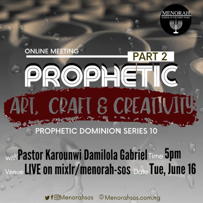 Read more about the article Prophetic Art, Craft and Creativity (Part Two)