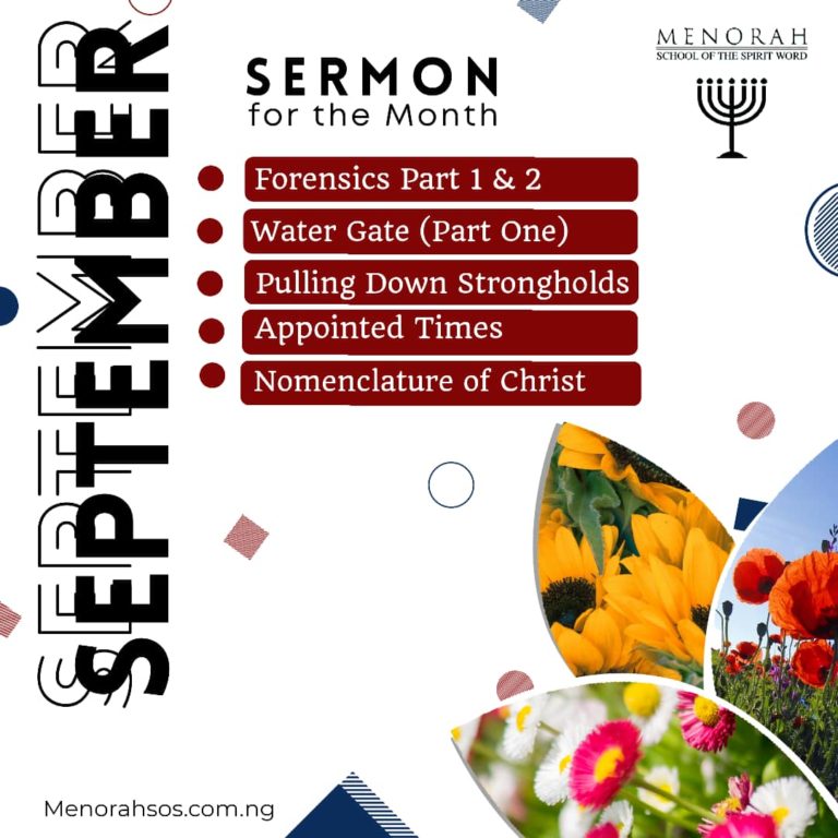 Read more about the article Sermons For September