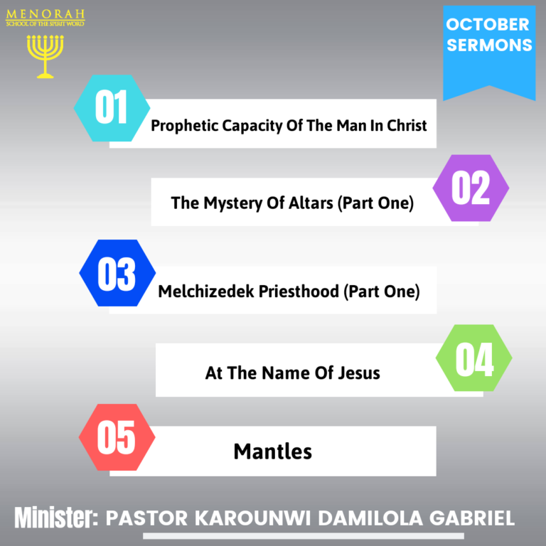 Read more about the article October Sermons