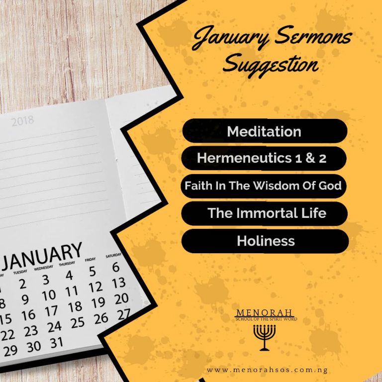 Read more about the article January Sermons