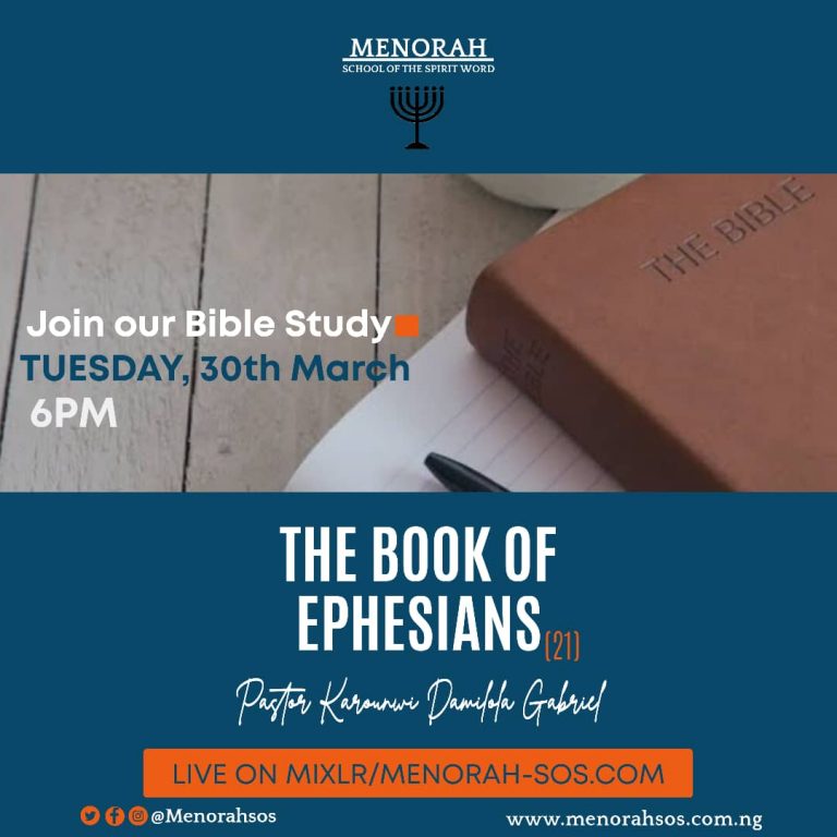 Read more about the article The Book Of Ephesians (21)