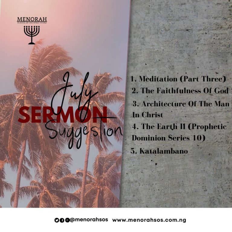 Read more about the article July Sermon Suggestion