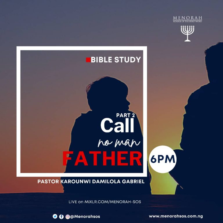 Read more about the article Call No Man Father (Part Two)