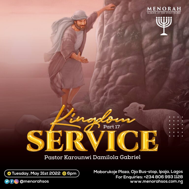 Read more about the article Kingdom Service (Part 17)