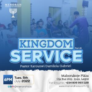 Read more about the article Kingdom Service (Part 21)