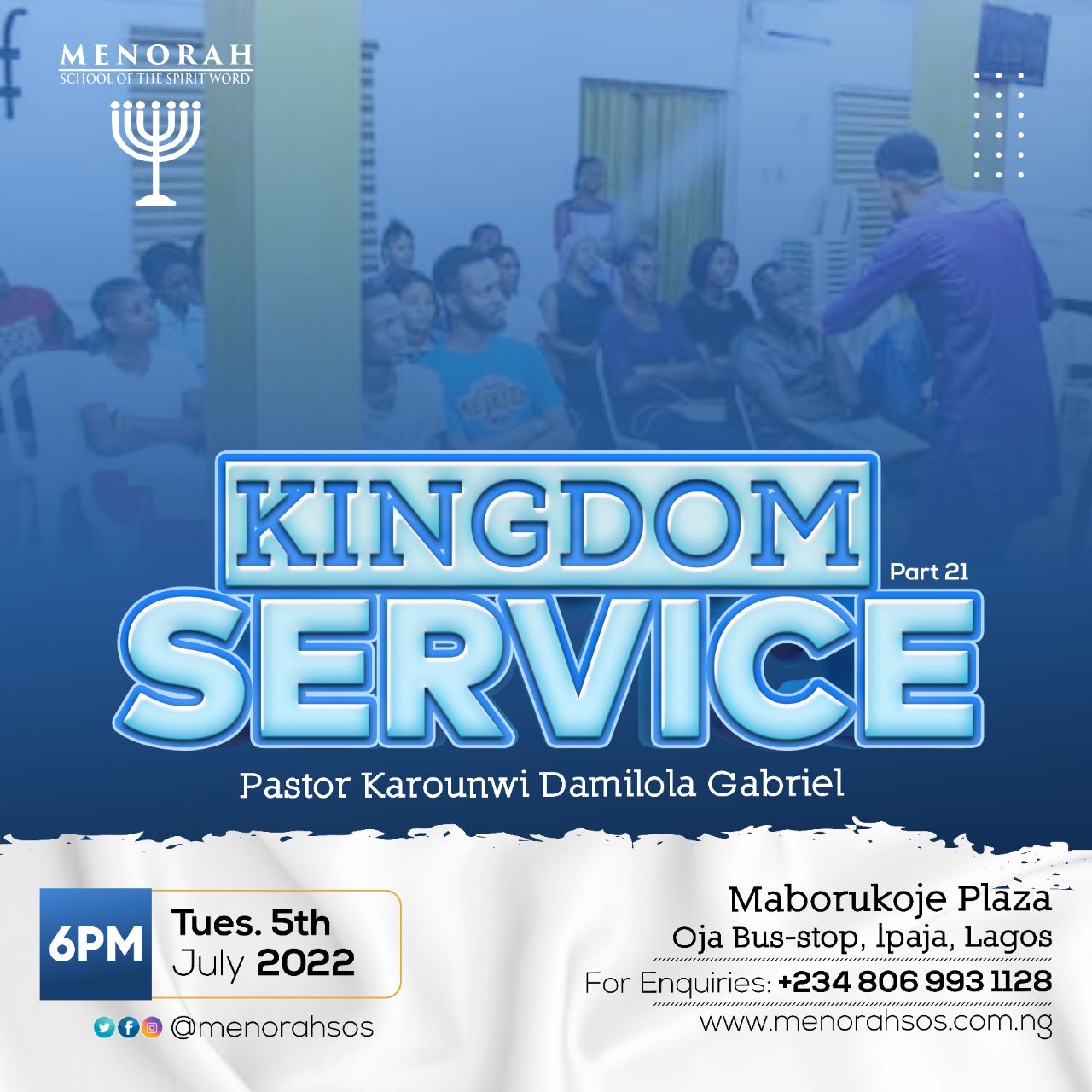 You are currently viewing Kingdom Service (Part 21)