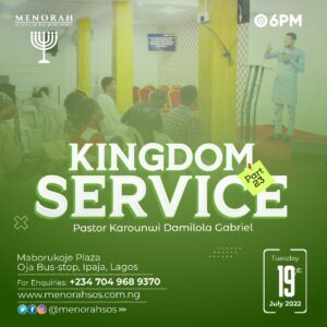 Read more about the article Kingdom Service (Part 23)