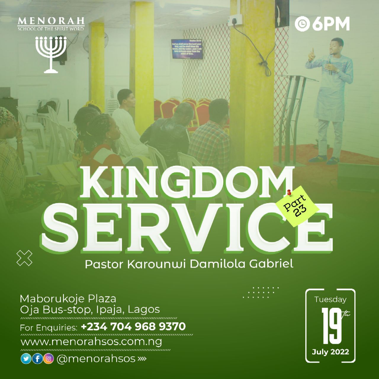 You are currently viewing Kingdom Service (Part 23)