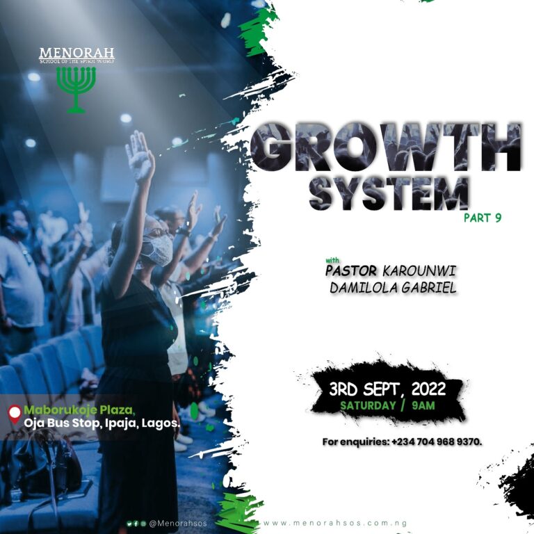 Read more about the article GROWTH SYSTEM (PART 9)