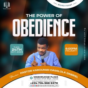 Read more about the article The Power Of Obedience