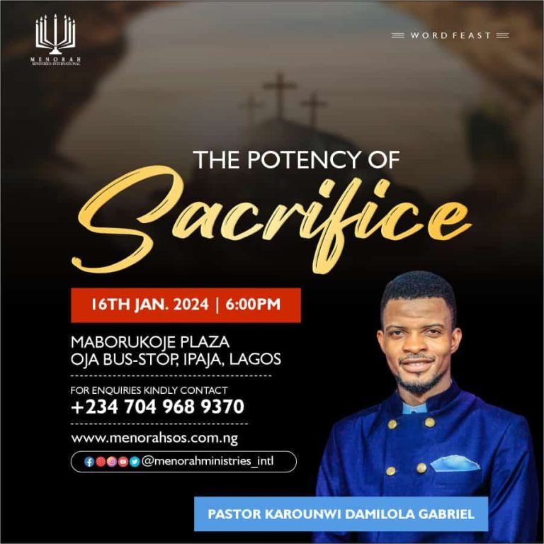 Read more about the article The Potency Of Sacrifice