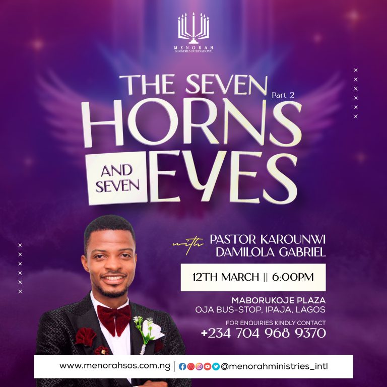 Read more about the article The Seven Horns and Seven Eyes II (The Spirit Of The Lord)