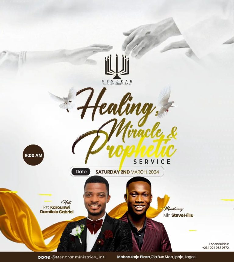 Read more about the article Healing Miracles And Prophetic Service