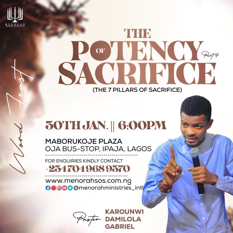 Read more about the article The Potency Of Sacrifice 4 (Becoming A Living Sacrifice)